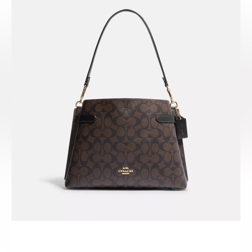 Coach Hanna Shoulder Bag in Signature Canvas 
CH191 model.